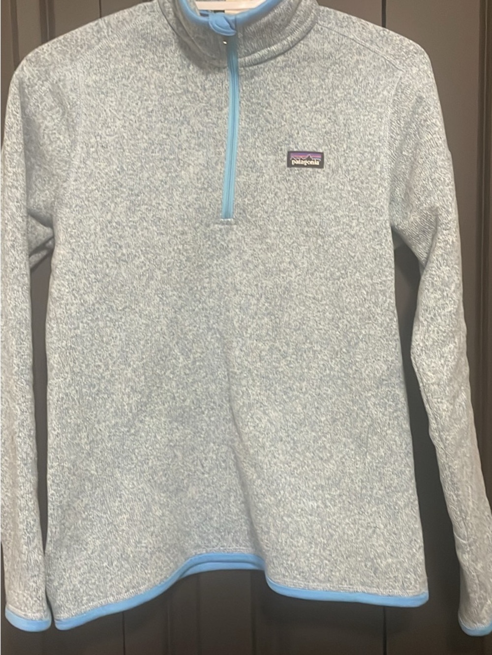 Patagonia Women’s Better Sweater Blue Quarter-Zip Fleece Sweater